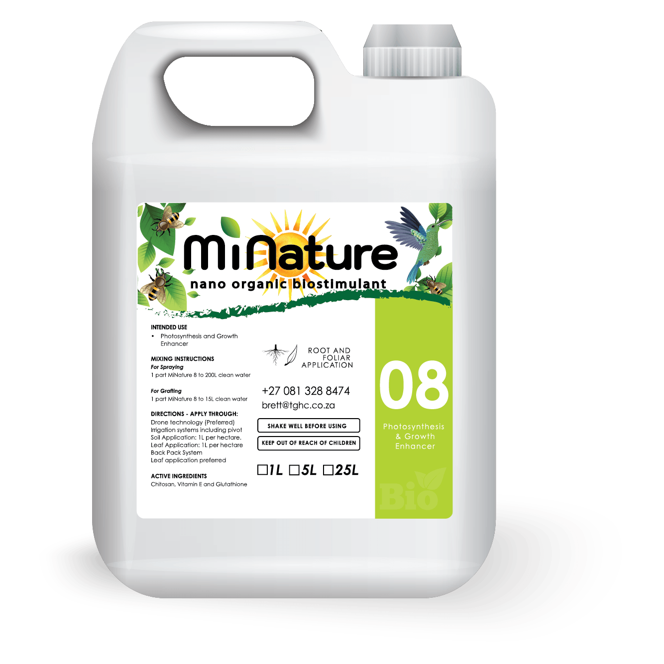 MiNature 8 - - Grafting, Photosynthesis & Growth enhancer