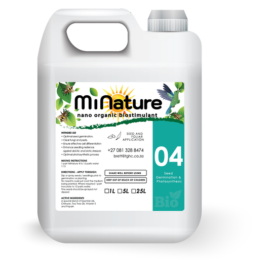 MiNature 4 - Inoculant, Germination, Anti-fungal, Nematodes.
